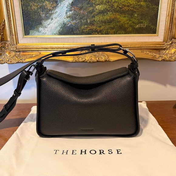 The Horse Clementine Bag in Black Pebbled Leather - Picture 3 of 16